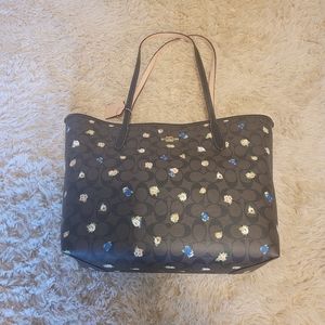 Vintage Rose Coach Purse